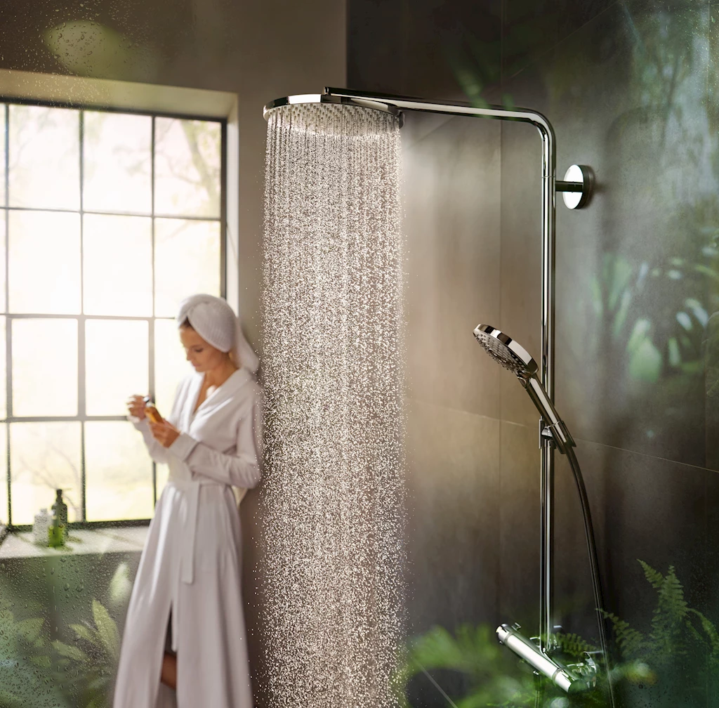 Raindance Select S 240 Showerpipe, PowderRain, krom Raindance Select S 240 Showerpipe, PowderRain, krom