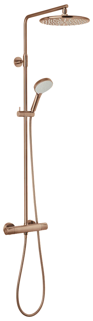 Silhouet takdusjsett, børstet kobber Silhouet takdusjsett, børstet kobber