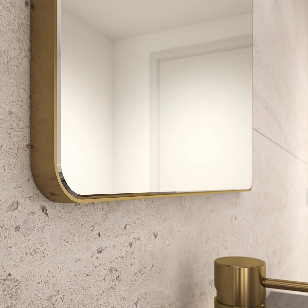 Øyri speil, messing Øyri speil, messing